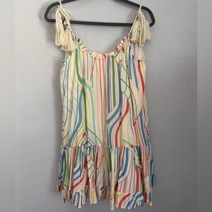 Elan Colorful Striped Dress
